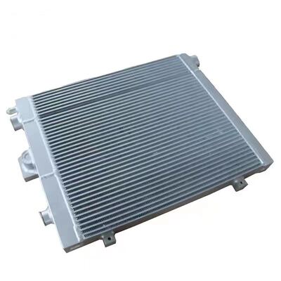 Compact 24KW Industrial Aluminum Air Compressor Heat Exchanger 92 Percent Efficiency