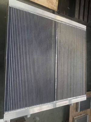 Corrosion Resistant Aluminum Alloy Plate Fin Condenser Heat Exchanger For HVAC Industrial