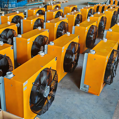 High Performance Aluminum Alloy Cooling Fan Plate Fin Heat Exchanger Parts IP54 Rated