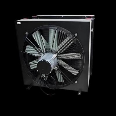 Construction Machinery Cooler Fan Shroud Assembly Plate Fin Heat Exchanger Parts Unit