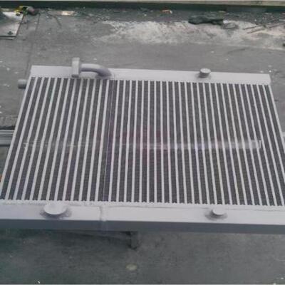 Vertical Single Circuit Aluminum Diesel Engine Heat Exchanger Plate Fin Radiator Assembly