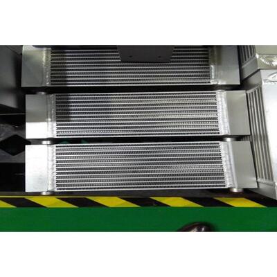 Compact Narrow Horizontal All Aluminum Diesel Engine Heat Exchanger Plate Fin Cooler Unit