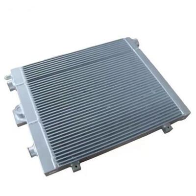 Left Side Multi Port Single Layer Aluminum Air Compressor Heat Exchanger Plate Fin Cooler
