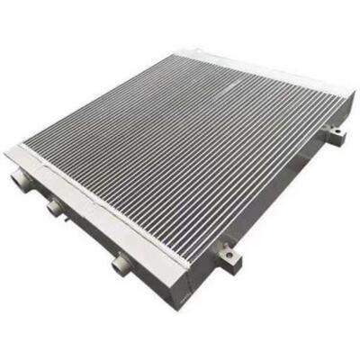 Single Side Horizontal Nozzle Aluminum Air Compressor Heat Exchanger Plate Fin Cooler