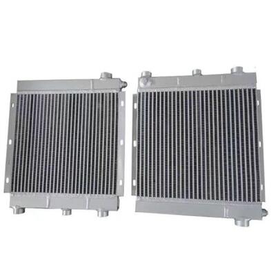 Side Slot Hole Mount Dual Spec Modular Aluminum Air Compressor Heat Exchanger Plate Fin