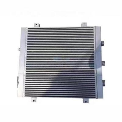 Vertical Four Corner Triple Side Port Aluminum Air Compressor Heat Exchanger Plate Fin