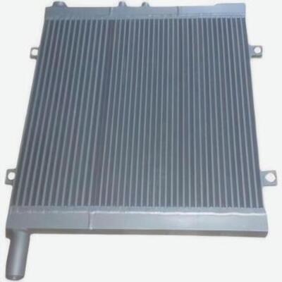 Peripheral Four Lug Trapezoidal Aluminum Marine Engine Heat Exchanger Plate Fin Cooler