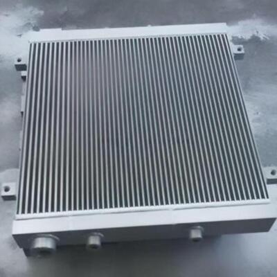Vertical Four Corner Outer Lug Bottom Three Parallel Nozzle Air Compressor Heat Exchanger