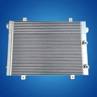 Bilateral Separate Fluid Port Four Corner Mount Horizontal Air Compressor Heat Exchanger