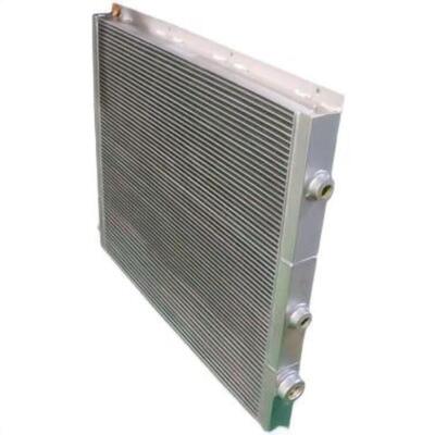Single Side Vertical Triple Stacked Port Frame Aluminum Air Compressor Heat Exchanger