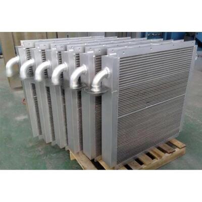 Single Side Curved Flange Large Flow Horizontal Fin Hydraulic Brazed Aluminium Heat Exchanger