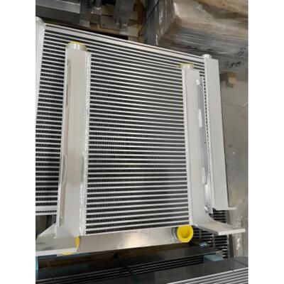 Bilateral Vertical Bracket Dual Top Bottom Horizontal Fin Hydraulic Oil Cooler
