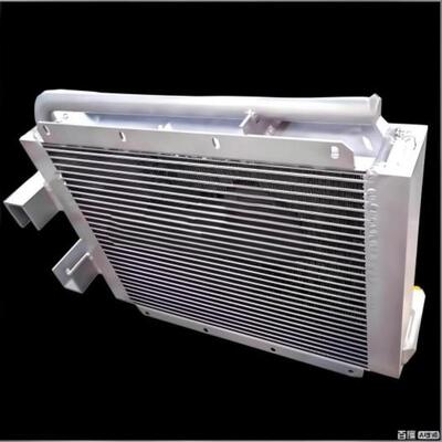 Top Integral Guard Pipe Multi Angle Mount Horizontal Fin Liquid Cooling Heat Exchanger