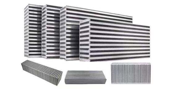 Bare Aluminum Plate Fin Cooler Core Assembly Plate Fin Heat Exchanger Parts Replacement